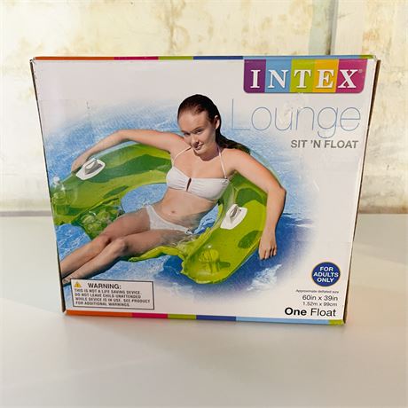 intex lounge sit and float