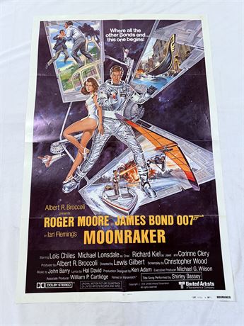 Moonraker Original 27x41 Movie Poster
