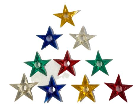 Large Star Prism Light Covers 3"