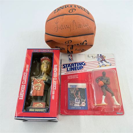 Larry Nance Signed Mini Ball + More