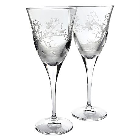 Source Perrier Collection 'Nesting' Cut Crystal Water Goblets