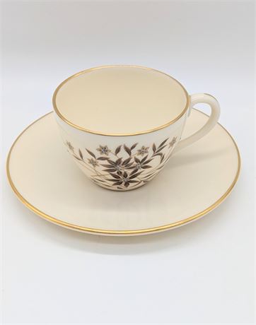 Lenox "Starlight" Flowered Cup/Saucer
