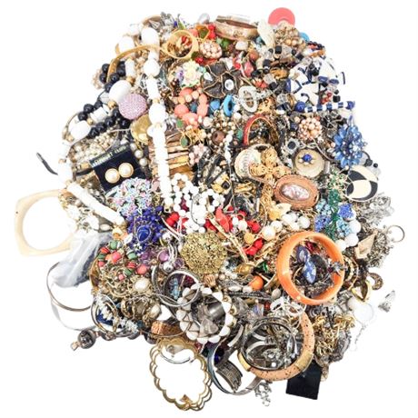 Massive 17+ Pound Lot Damaged/Imperfect Jewelry