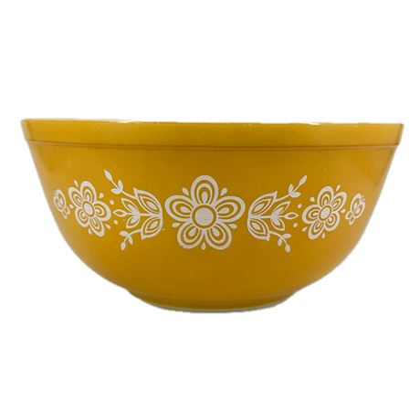 Medium PYREX Butterfly Gold Mixing Bowl