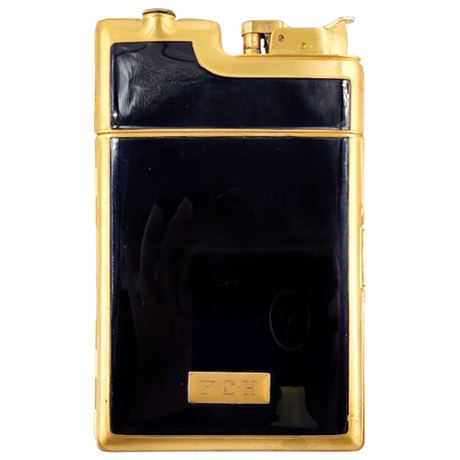 Vintage EVANS Cigarette Case w/ Built-In Lighter