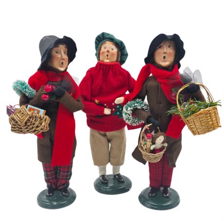 Lot of 3 Byers' Signed 1998  "The Carolers"