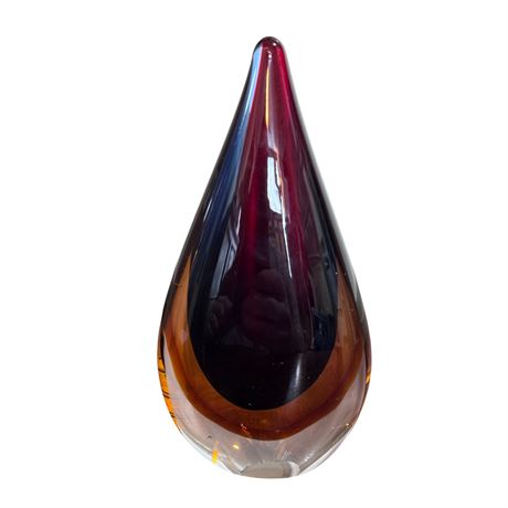 Yao Yuan Hand Blown Glass Statue - Murano Style Glass