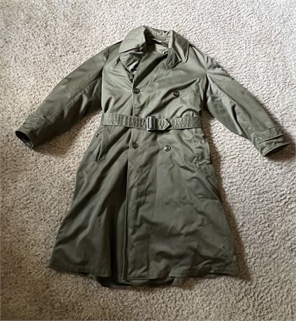 WWII / Korean War Era Army Overcoat