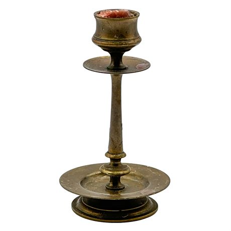 Vintage Brass Candlestick Holder