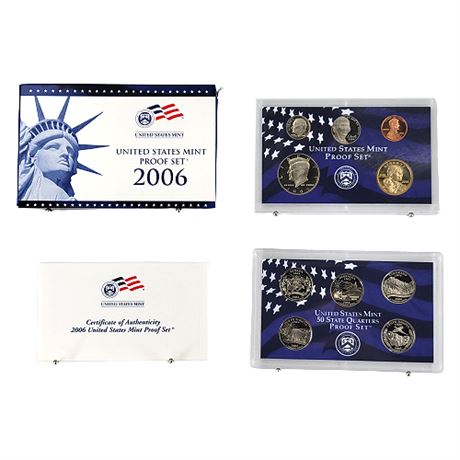 2006 US Mint Proof Set w/ State Quarters Proof Set