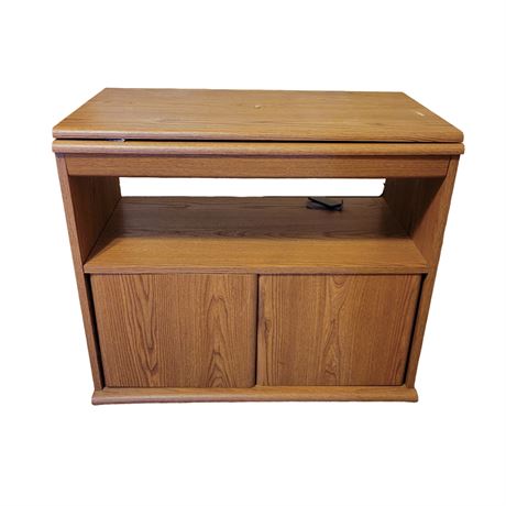 Small TV Stand / Cabinet with Swivel Top