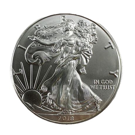 2018 1oz .999 Fine Silver American Eagle Coin