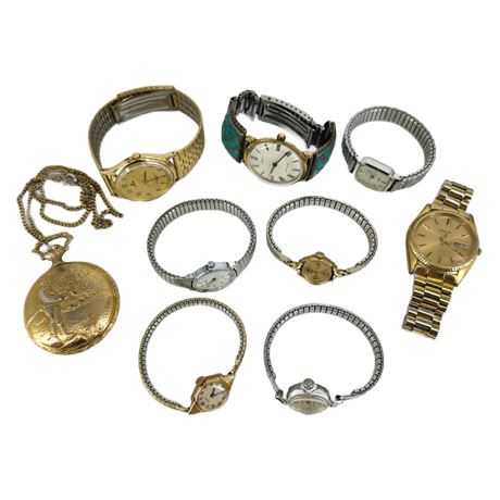 Lot of Vintage Mens & Women's Watches