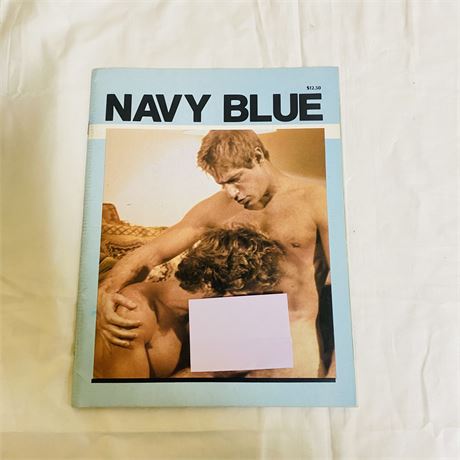 Vintage Navy Blue Gay Interest Magazine