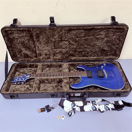 Schecter C-1 Platinum Electric Guitar in Gator Case