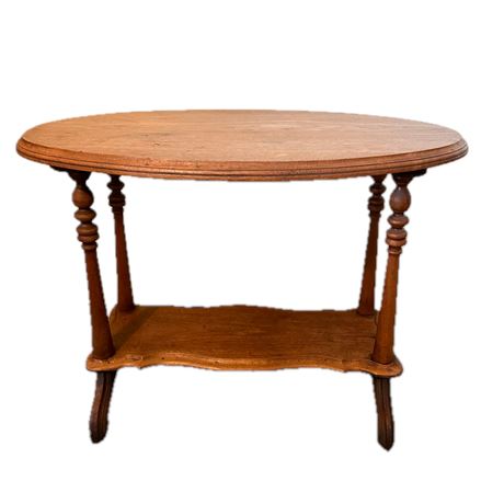 Antique Oak Accent Table