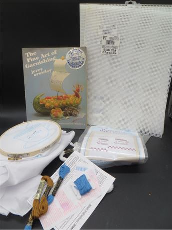 New Embroidery Kit & 5 New Needle Point Grids