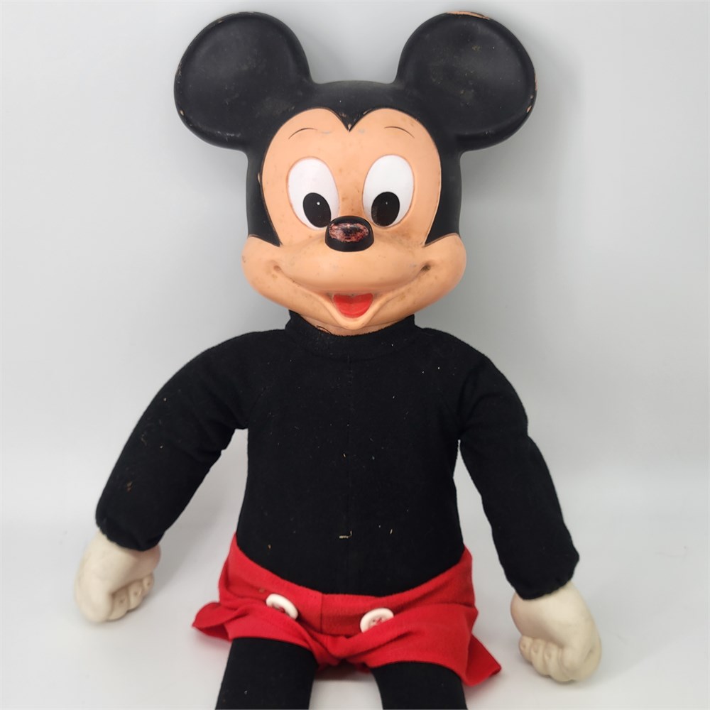 vintage marching mickey mouse doll