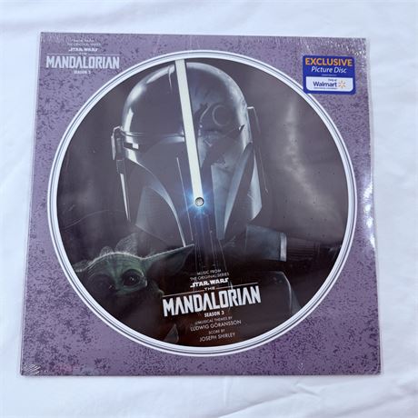Mandalorian Season 3 Picture Disc Vinyl Record - Factory Sealed