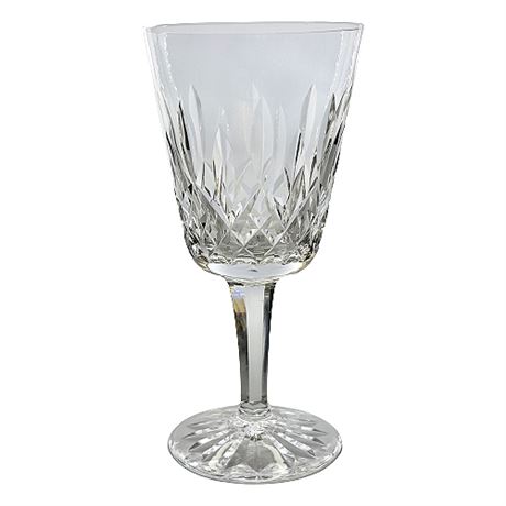 Vintage Waterford "Lismore" Cut Crystal Water Goblet