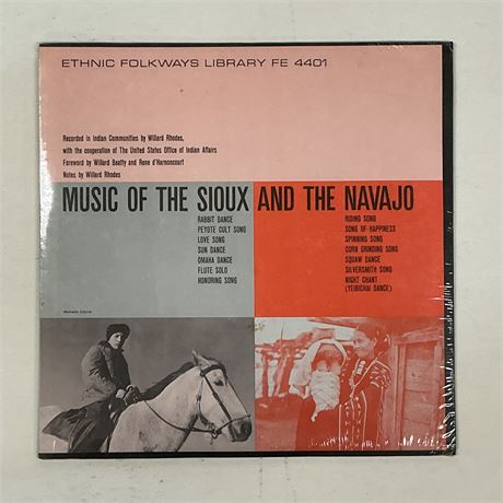 Music of the Sioux and Navajo Sealed Vinyl Record