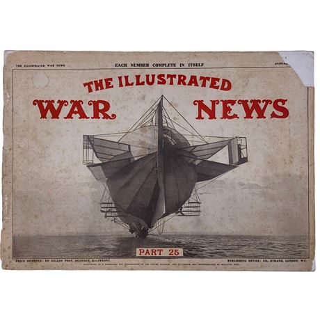 January 1915 The Illustrated War News London Published War Magazine