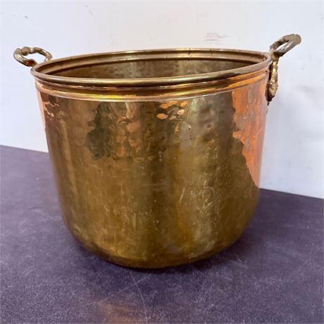 Brass & Copper Collection Pot