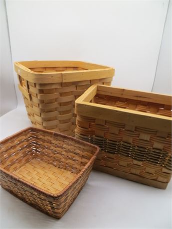 3 NEW BASKETS