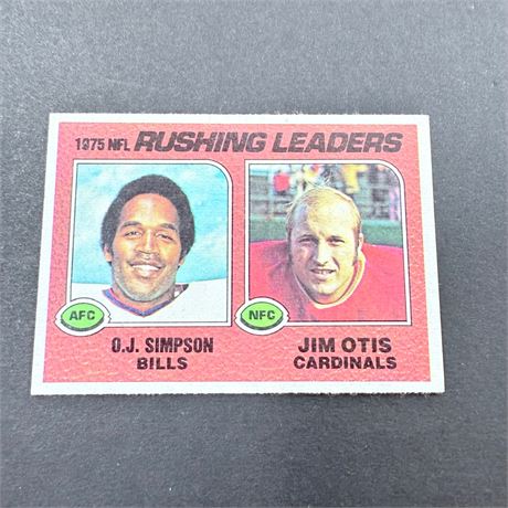 1976 Topps OJ Simpson Jim Otis  #203