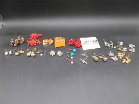 20 PR. OF VINTAGE EARRINGS