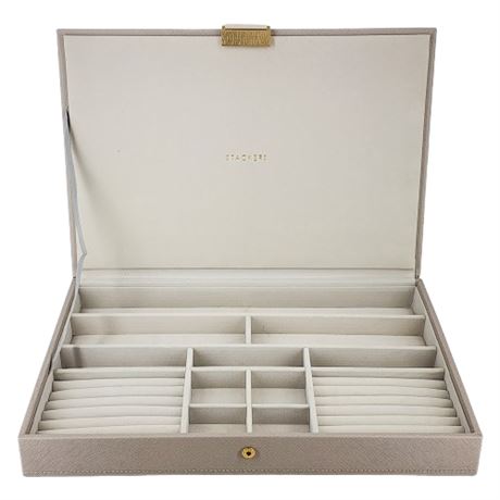Stackers Supersize Jewelry Box Organizer Lid Layer