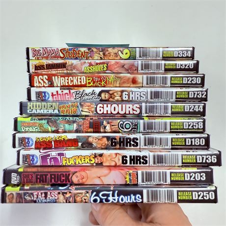 10 New XXX DVDs