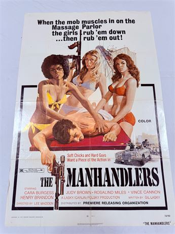 The Manhandlers Original 27x41” Movie Poster