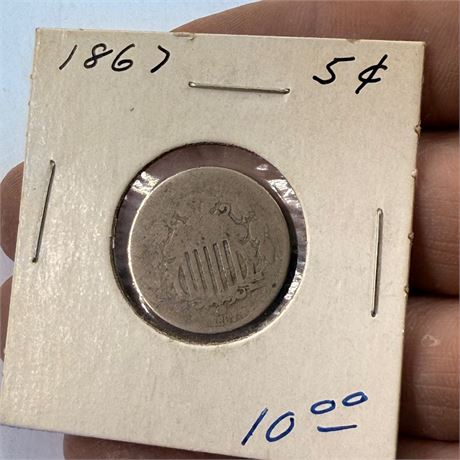 1867 Shield Nickel