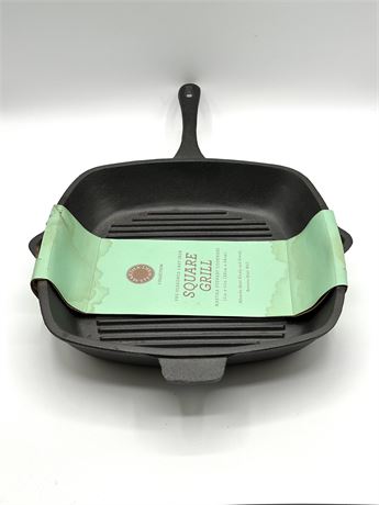 Square 11" Cast Iron Grill Pan