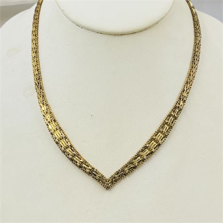 Vtg 24g Italy Sterling Necklace