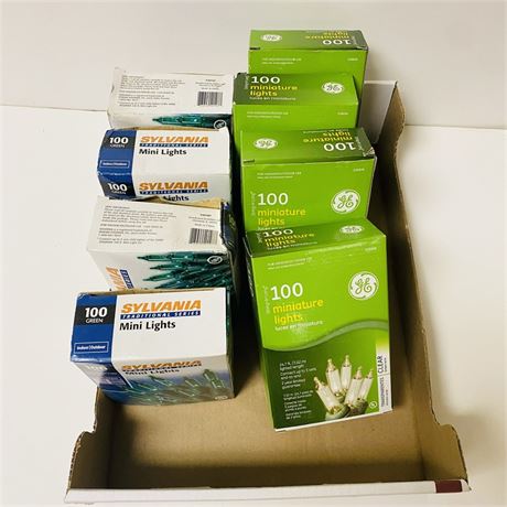8 Boxes of Xmas Lights