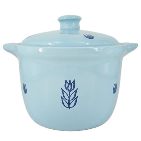 Tulip Pattern Bean Pot Cronin China Co., Great Atlantic and Pacific Tea Company