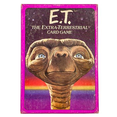 Vintage E.T. "The Extra-Terrestrial Card Game" by Parker Brothers
