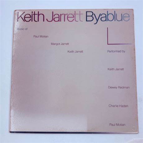 Keith Jarrett Byablue Vinyl Record