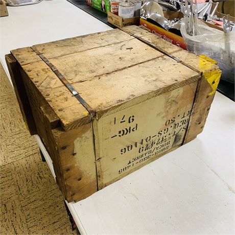 NOS WW2 Army Surplus Harley Davidson Crate of Gaskets