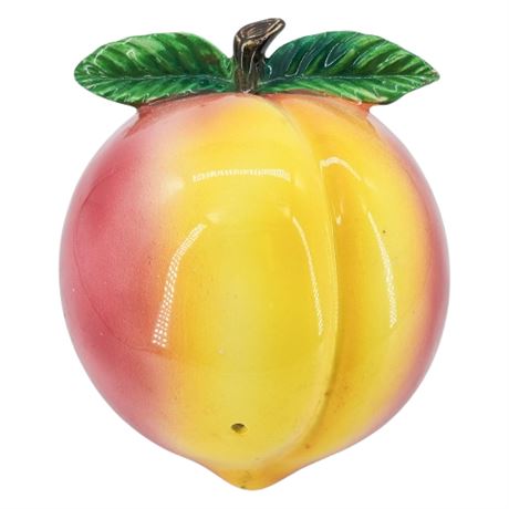 Vintage Oversized 3D Ceramic Pear Wall Hanging