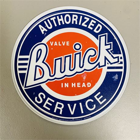 12” Buick Service Retro Advertising Sign