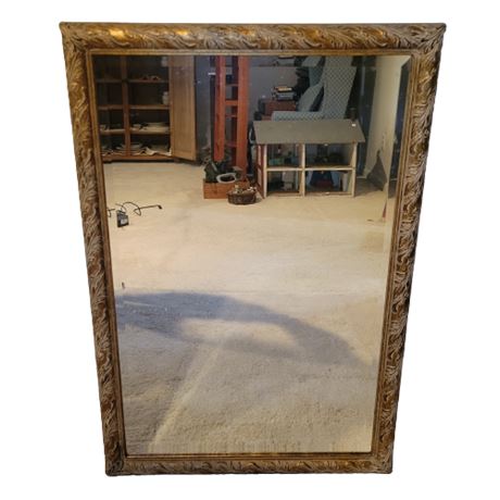 Framed Rectangular Wall Hanging Mirror