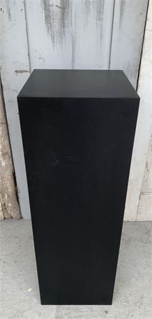 Modernist 36” Midnight Black Cube Pedestal