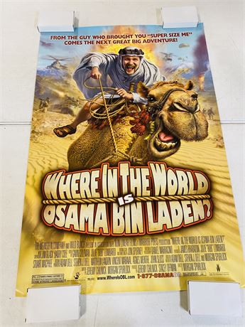 Where in the World is Osama Bin Laden Original DS 27x40 Movie Poster - ROLLED