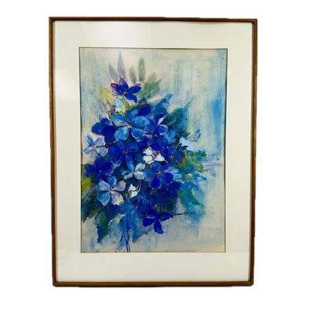 Francis Cellozzi Floral Still Life Original Watercolor