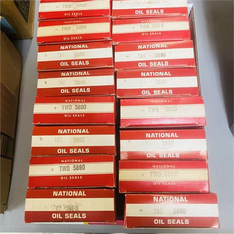 16 Boxes NOS National Oil Seals