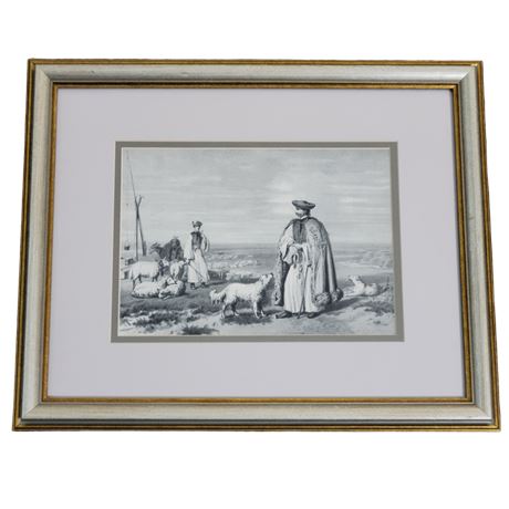 Gábor Prónay: Vázlatok Magyarhon népéletéből. Pest, 1855 Framed Print