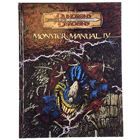 Dungeons & Dragons "Monster Manual IV"
